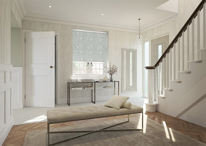 Treetop Owls, Powder Green - Twist&Fit Roller Blind - Image 7